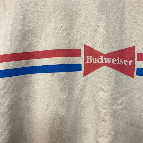 Budweiser America Beer Oversize Promo Crewneck Sweater Large - Picture 2 of 4